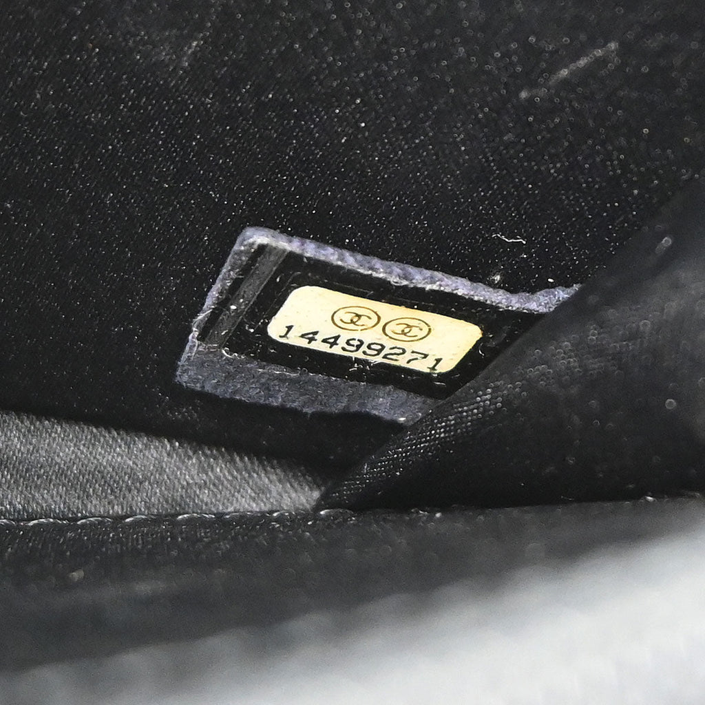 Chanel 2010-2011 Black Patent Leather WOC Wallet on Chain Bag