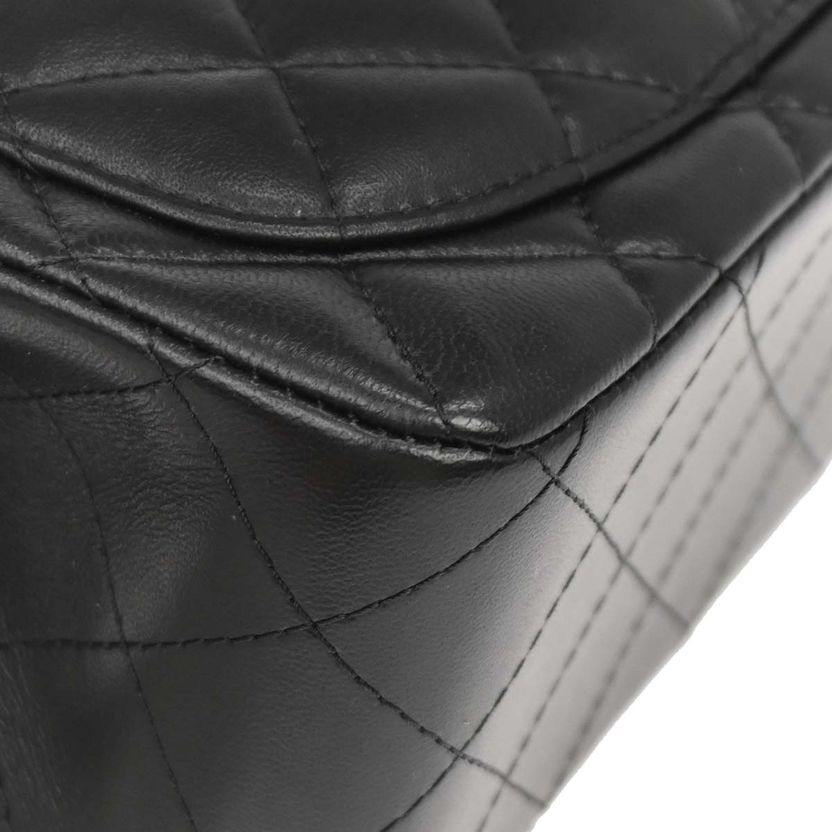 Chanel 2018-2019 Black Lambskin Mini Classic Square Flap Shoulder Bag 17