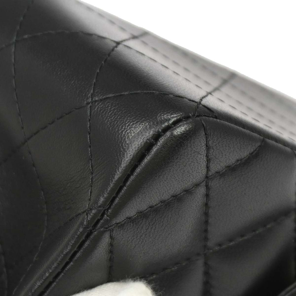Chanel 2018-2019 Black Lambskin Mini Classic Square Flap Shoulder Bag 17