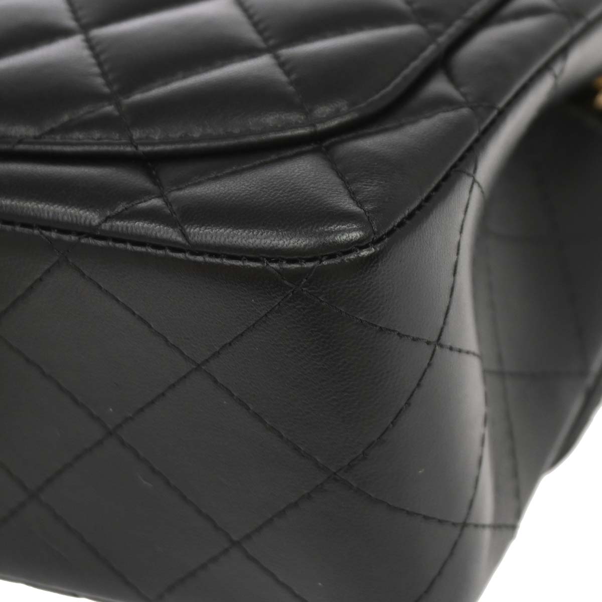 Chanel 2018-2019 Black Lambskin Mini Classic Square Flap Shoulder Bag 17