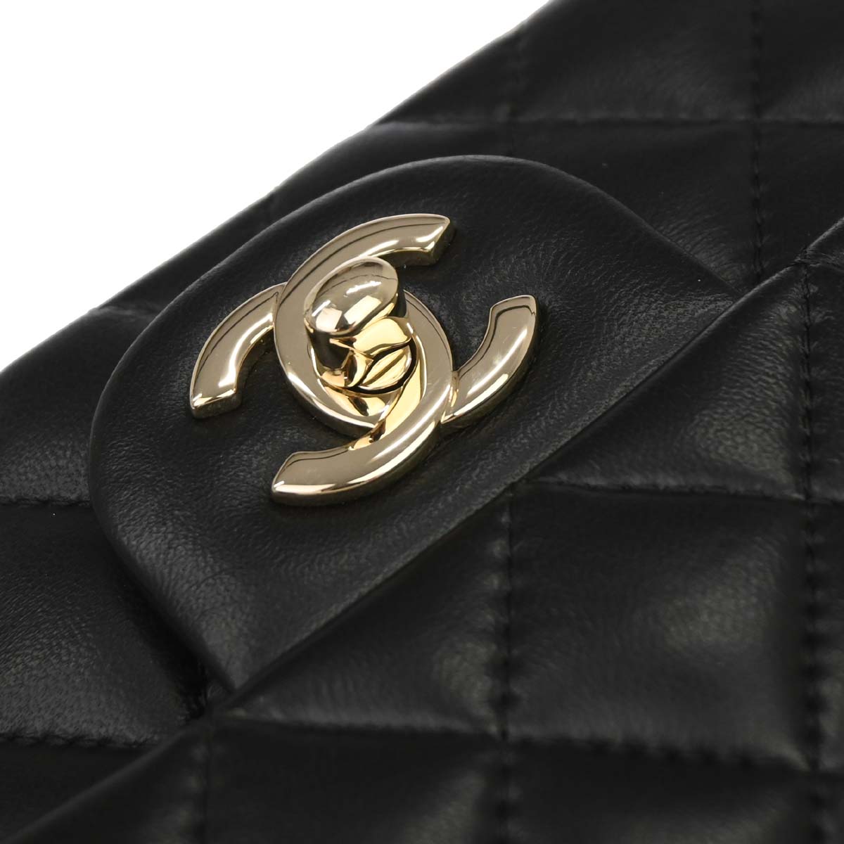 Chanel 2018-2019 Black Lambskin Mini Classic Square Flap Shoulder Bag 17