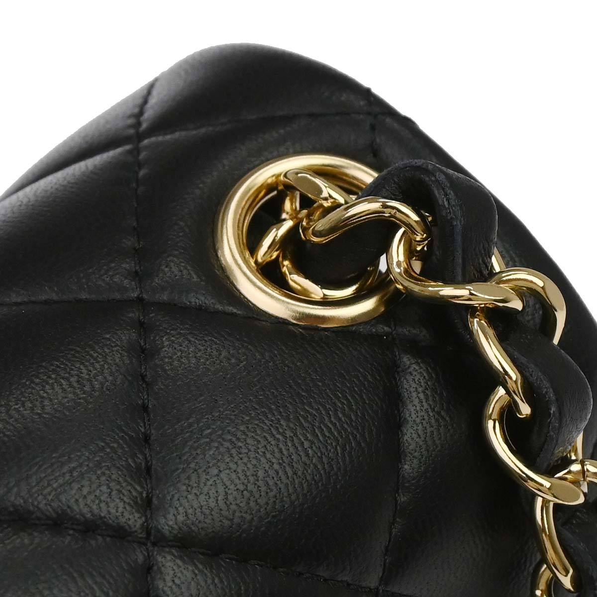 Chanel 2018-2019 Black Lambskin Mini Classic Square Flap Shoulder Bag 17
