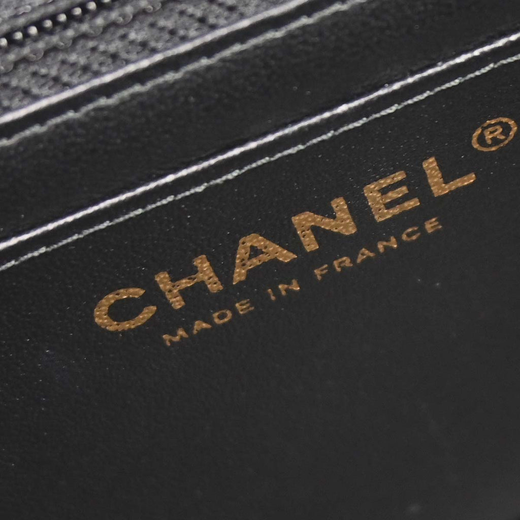Chanel 2018-2019 Black Lambskin Mini Classic Square Flap Shoulder Bag 17