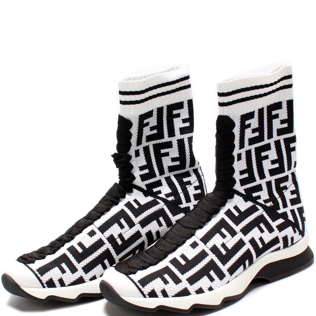 Fendi Zucca Sock Sneakers Size 36