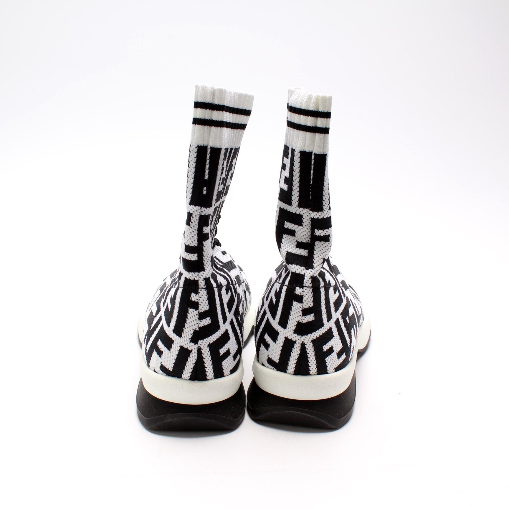 Fendi Zucca Sock Sneakers Size 36