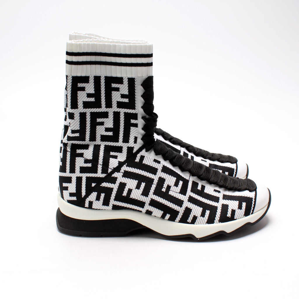 Fendi Zucca Sock Sneakers Size 36