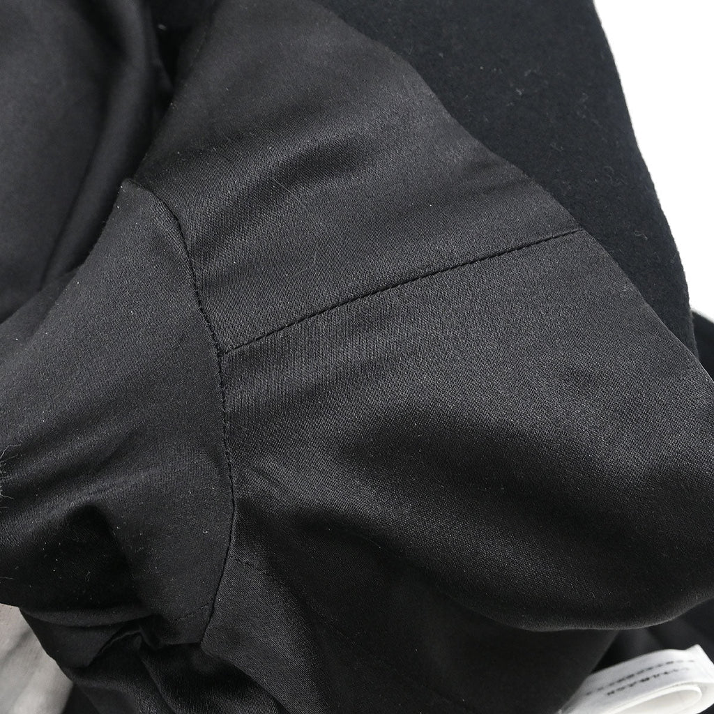 Chanel 2011-2012 Hooded Duffel Coat Tweed Black #34