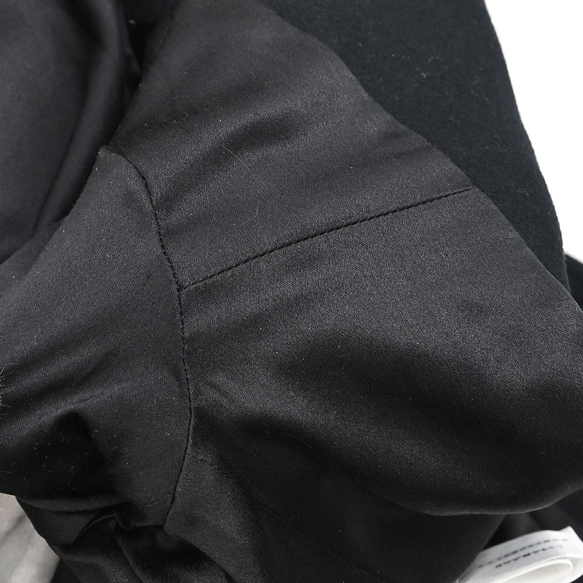 Chanel 2011-2012 Hooded Duffel Coat Tweed Black #34