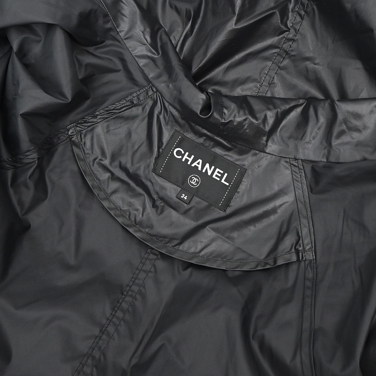 Chanel 2018-2019 Nylon Coat Black #34
