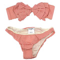 Chanel 2010 Bandeau Swimwear Swimsuit Red #36