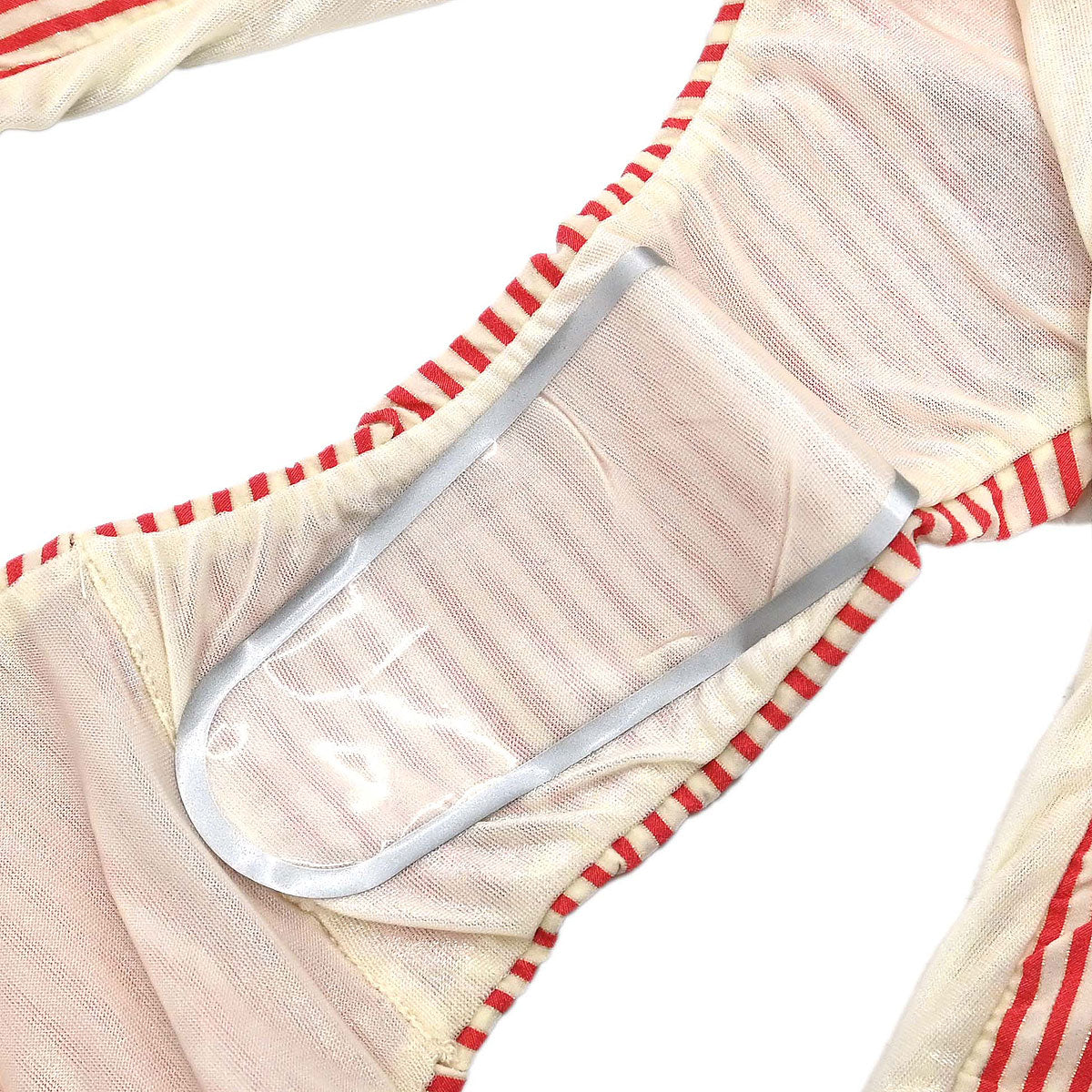 Chanel 2010 Bandeau Swimwear Swimsuit Red #36