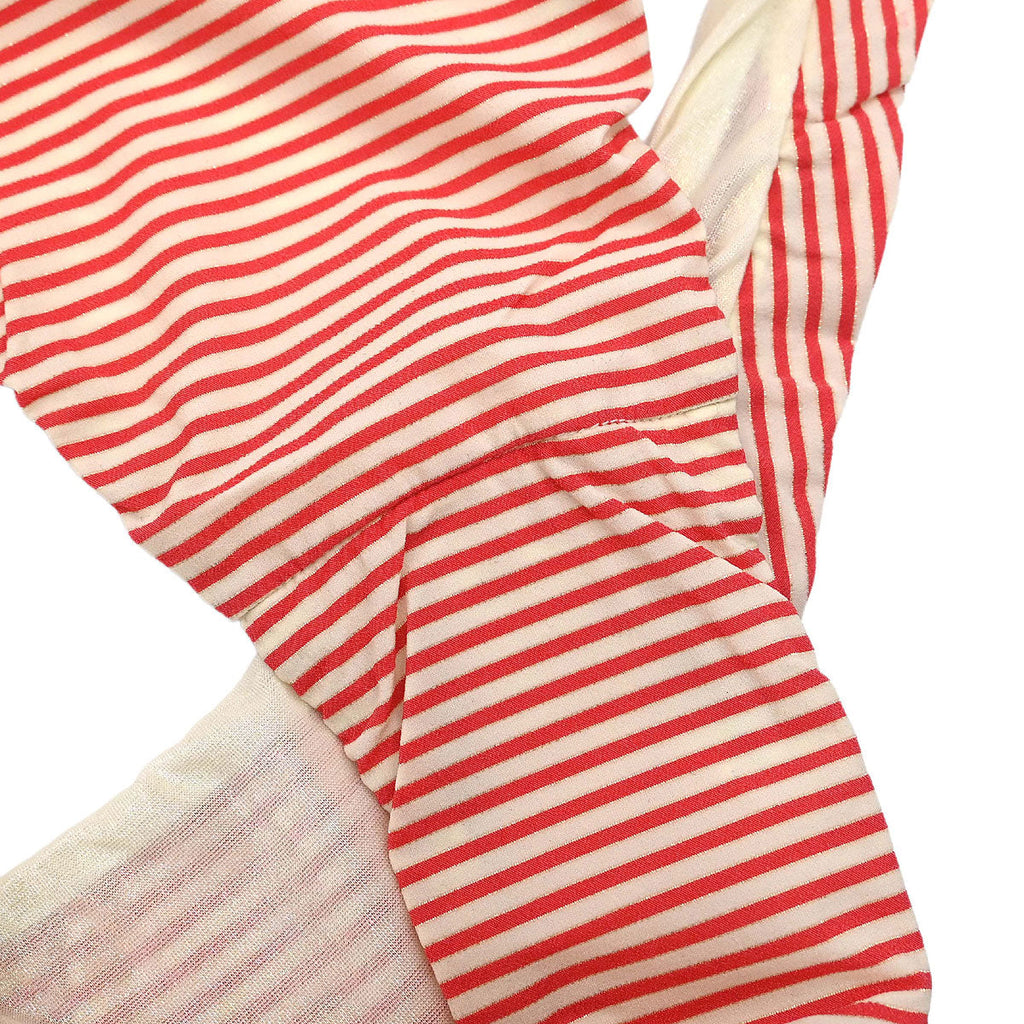 Chanel 2010 Bandeau Swimwear Swimsuit Red #36