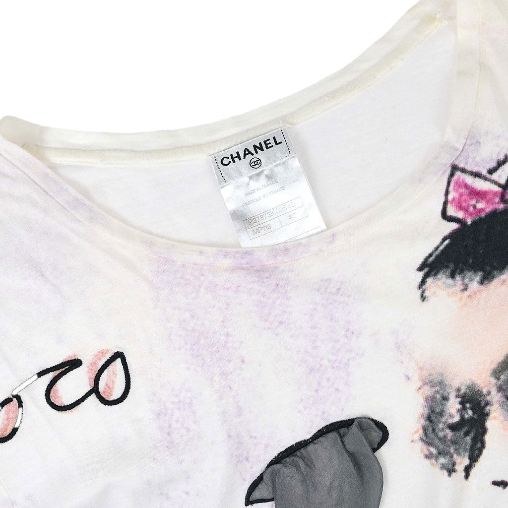 Chanel 2010 T-shirt White #40