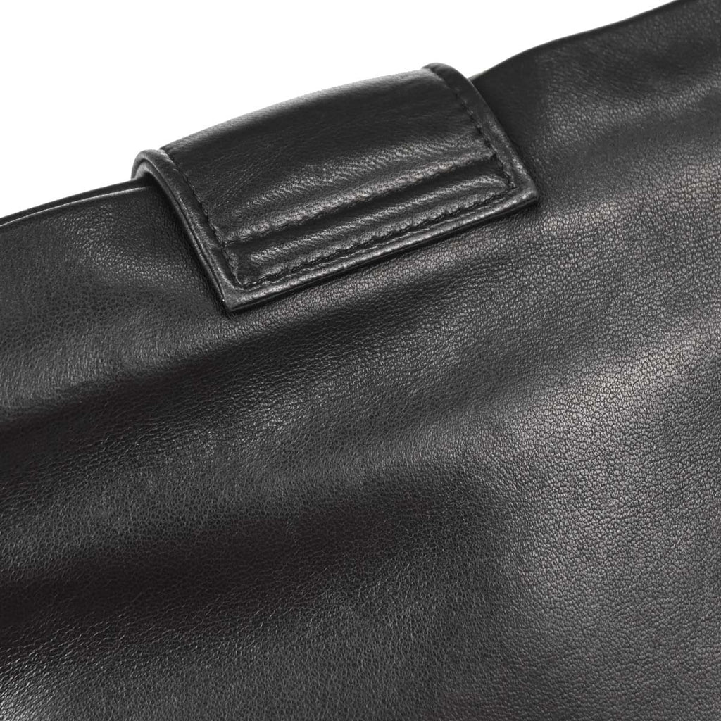Chanel 2013-2014 Black Lambskin Clutch Bag