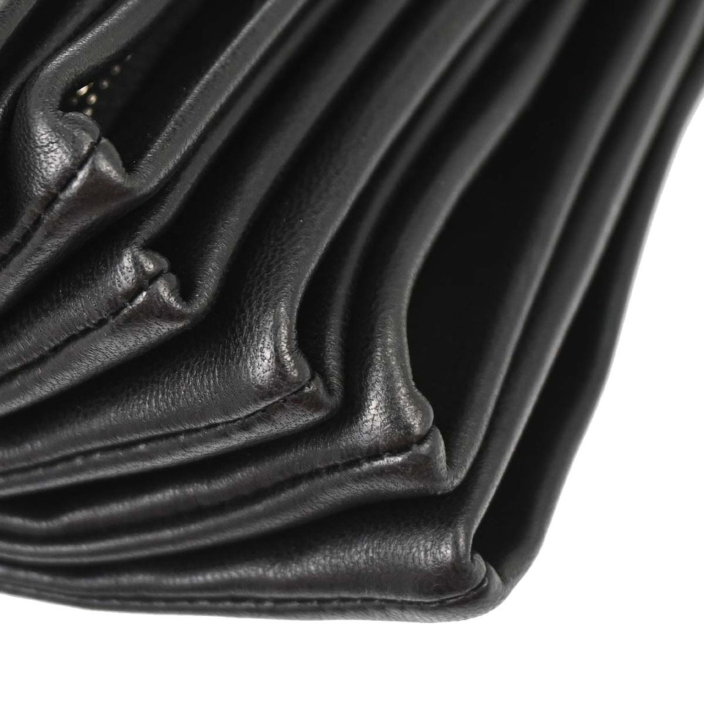 Chanel 2013-2014 Black Lambskin Clutch Bag
