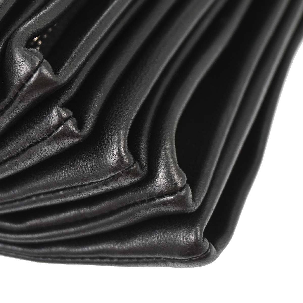 Chanel 2013-2014 Black Lambskin Clutch Bag