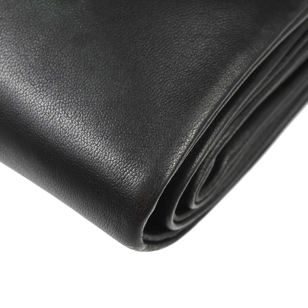 Chanel 2013-2014 Black Lambskin Clutch Bag