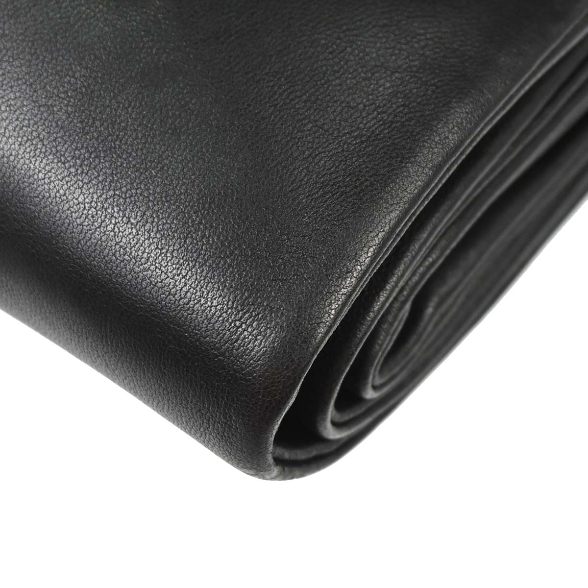Chanel 2013-2014 Black Lambskin Clutch Bag