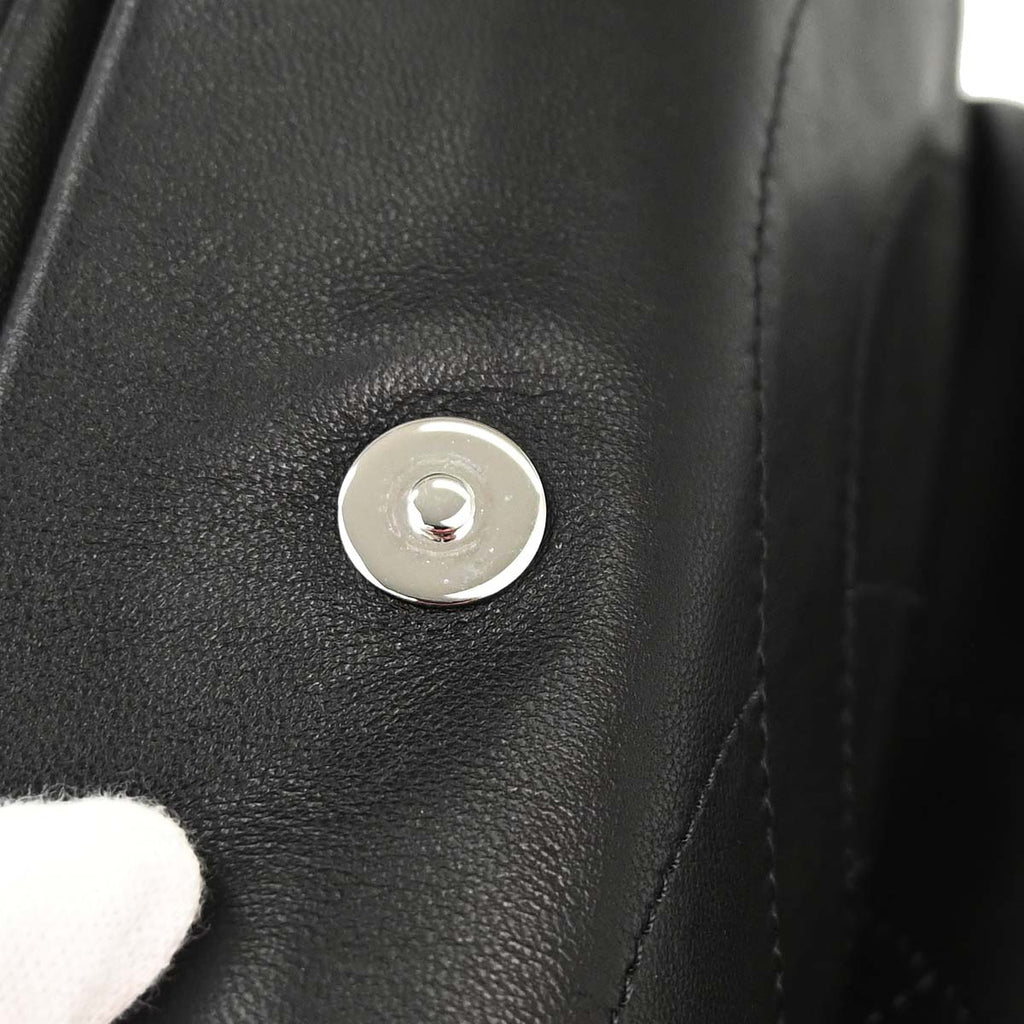 Chanel 2013-2014 Black Lambskin Clutch Bag