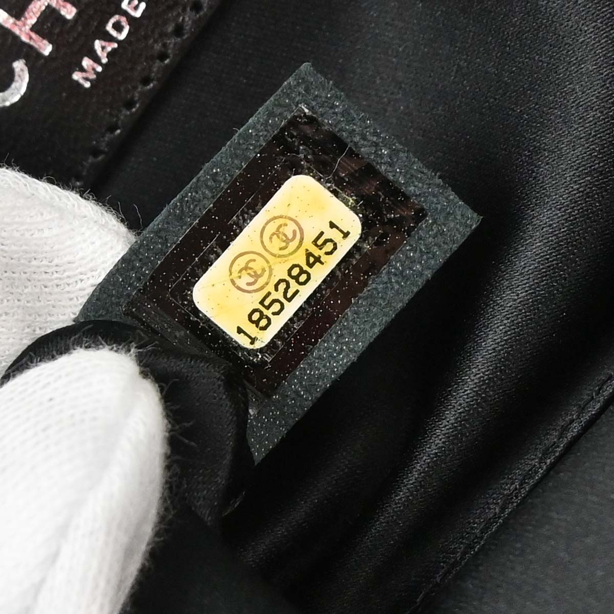 Chanel 2013-2014 Black Lambskin Clutch Bag
