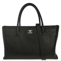 Chanel 2014 Black Deerskin Executive Cerf 2way Shoulder Tote Bag