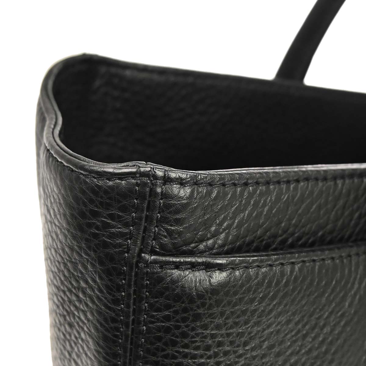 Chanel 2014 Black Deerskin Executive Cerf 2way Shoulder Tote Bag