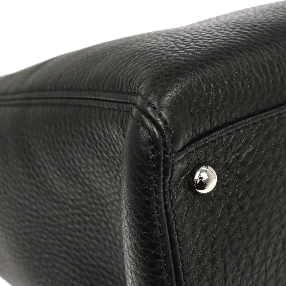 Chanel 2014 Black Deerskin Executive Cerf 2way Shoulder Tote Bag