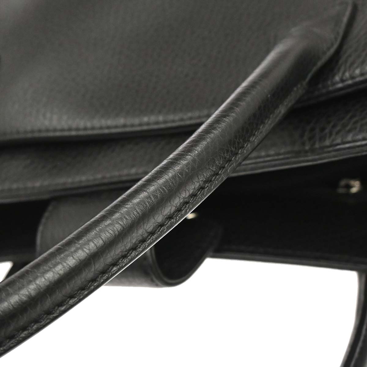 Chanel 2014 Black Deerskin Executive Cerf 2way Shoulder Tote Bag