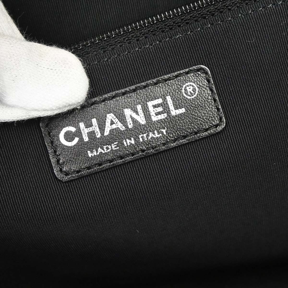 Chanel 2014 Black Deerskin Executive Cerf 2way Shoulder Tote Bag