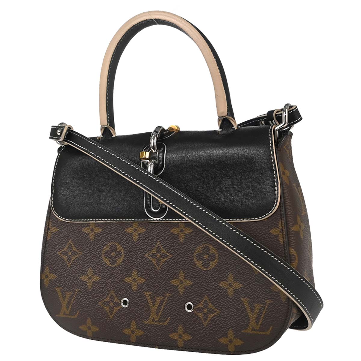 Louis Vuitton Monogram Chain It PM 2way Shoulder Handbag M44115