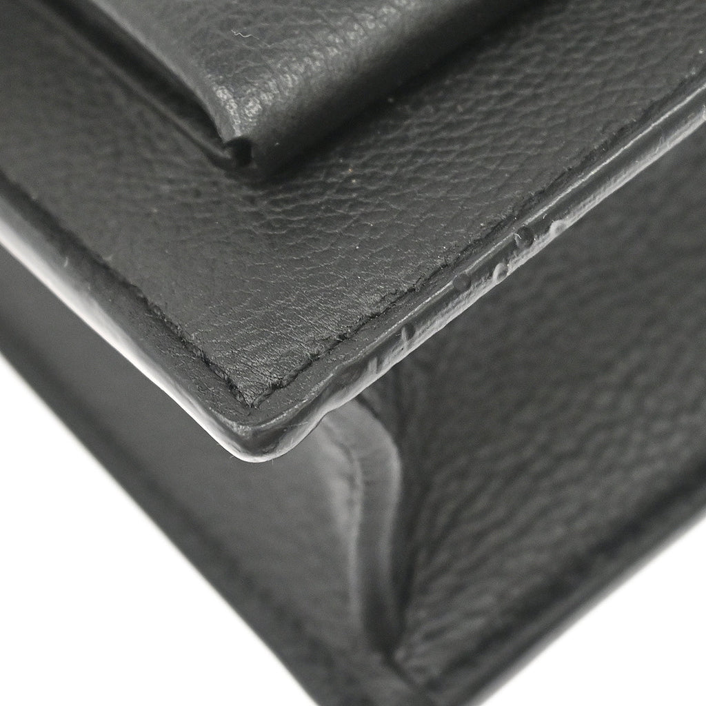 Louis Vuitton 2019 Black Calfskin Pochette Lockme Shoulder Bag M63471