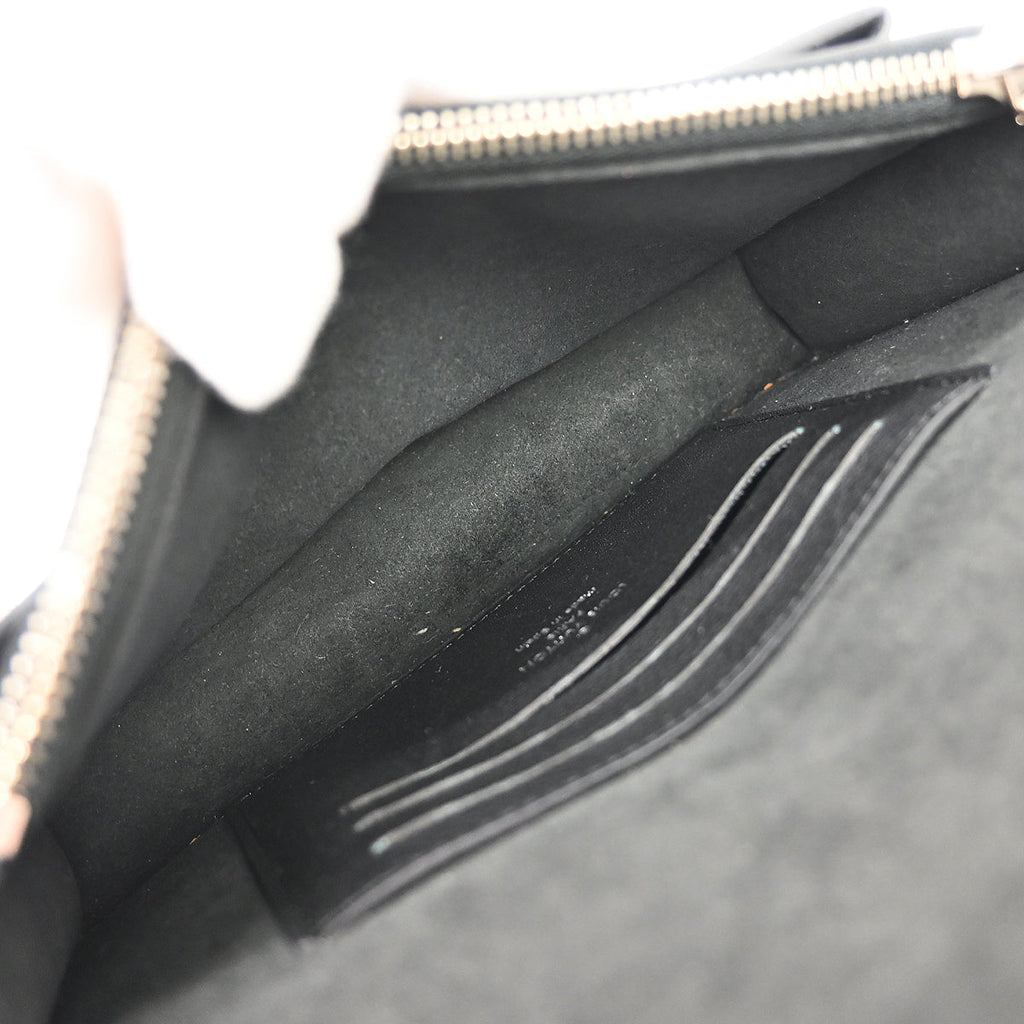 Louis Vuitton 2019 Black Calfskin Pochette Lockme Shoulder Bag M63471