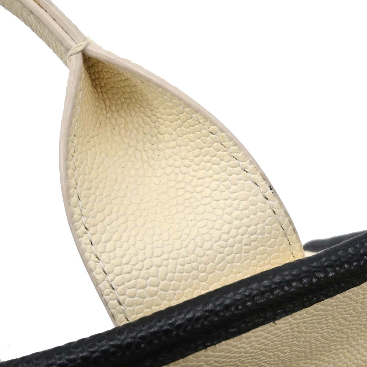 Chanel 2014-2015 Ivory Calfskin Deauville Bowling Bag 2way Shoulder Handbag