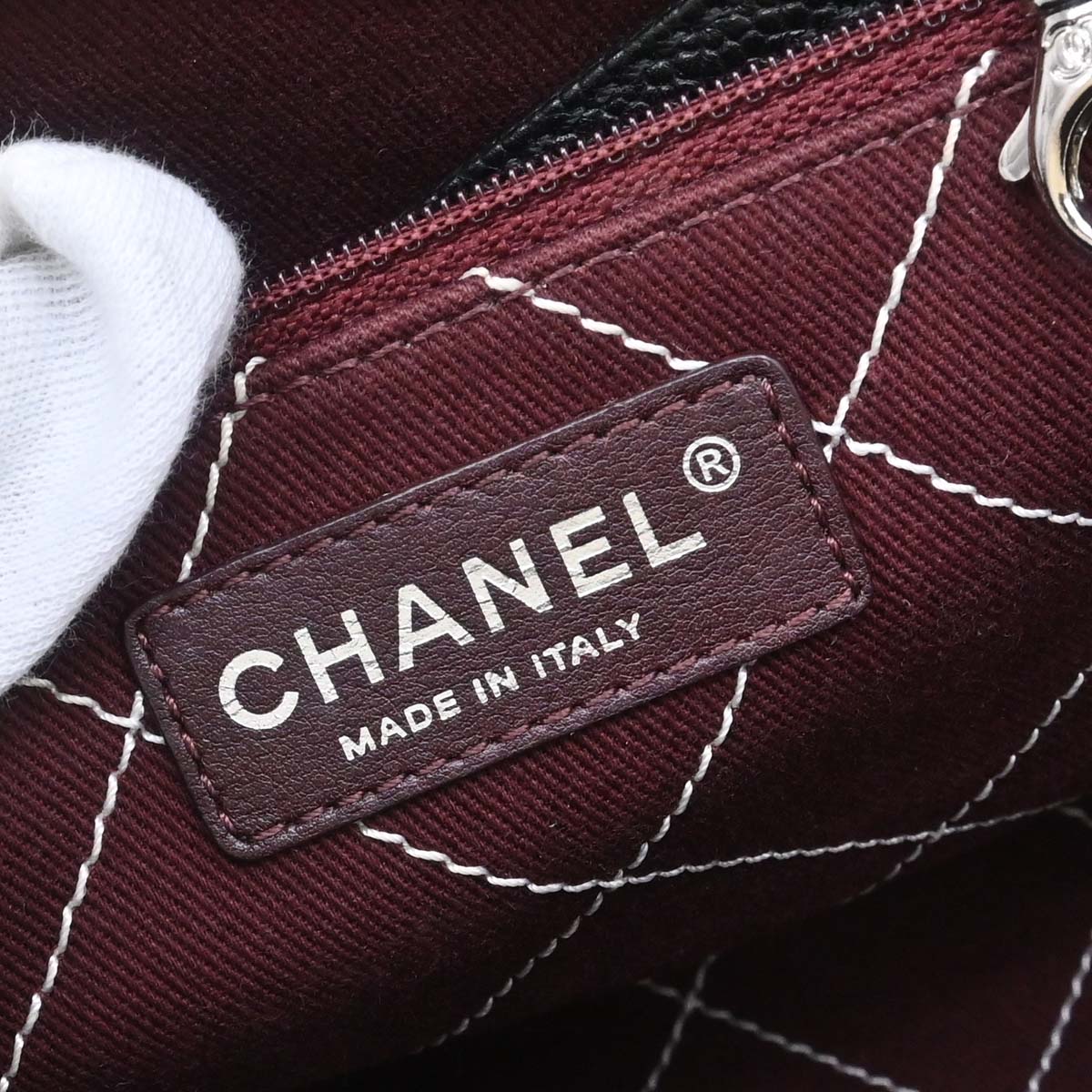 Chanel 2014-2015 Ivory Calfskin Deauville Bowling Bag 2way Shoulder Handbag