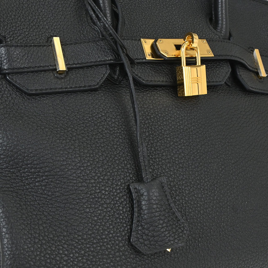 Hermes 2016 Black Togo Birkin 30 Handbag