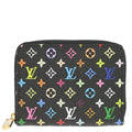 Louis Vuitton 2012 Black Multicolor Zippy Coin Purse Wallet M93740