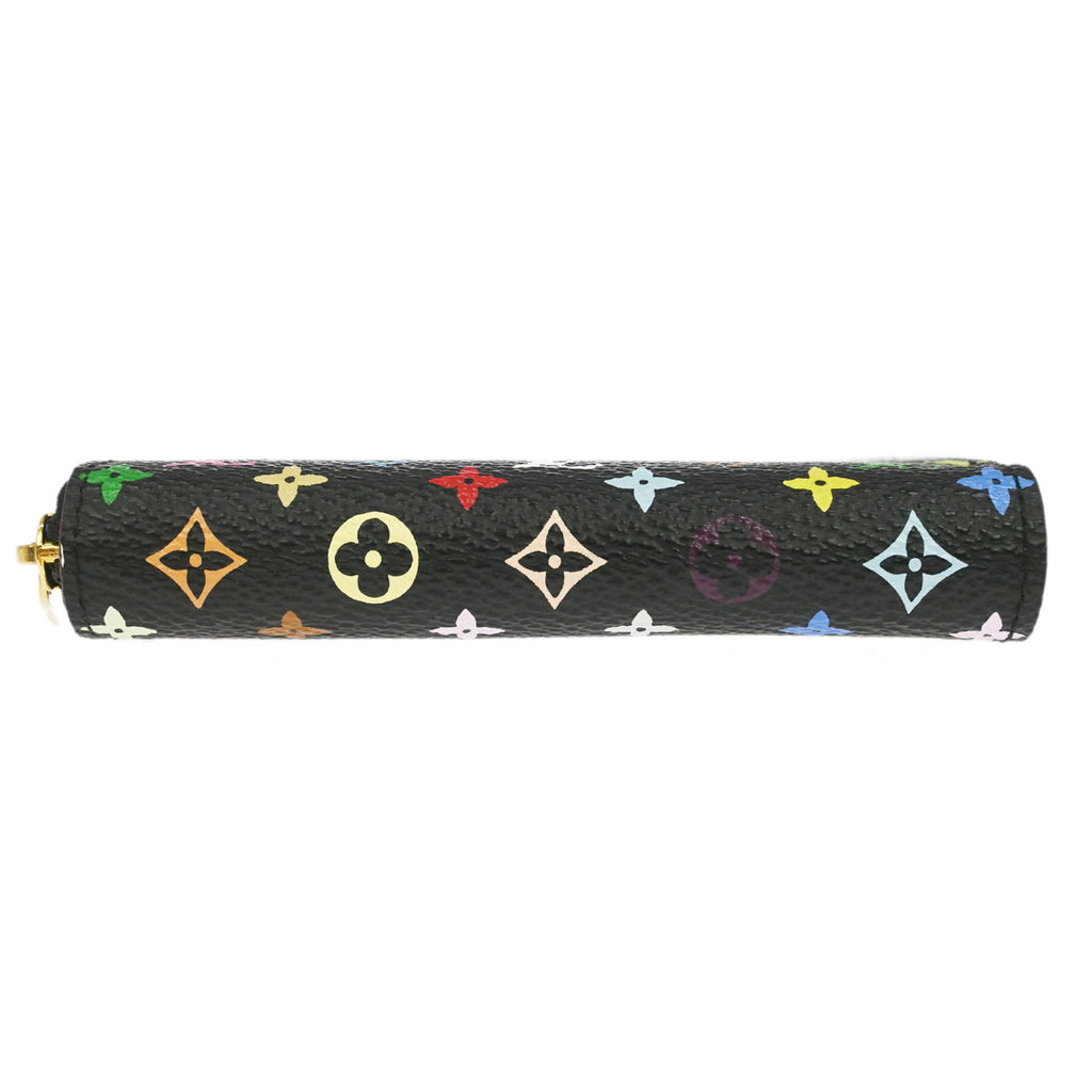 Louis Vuitton 2012 Black Multicolor Zippy Coin Purse Wallet M93740