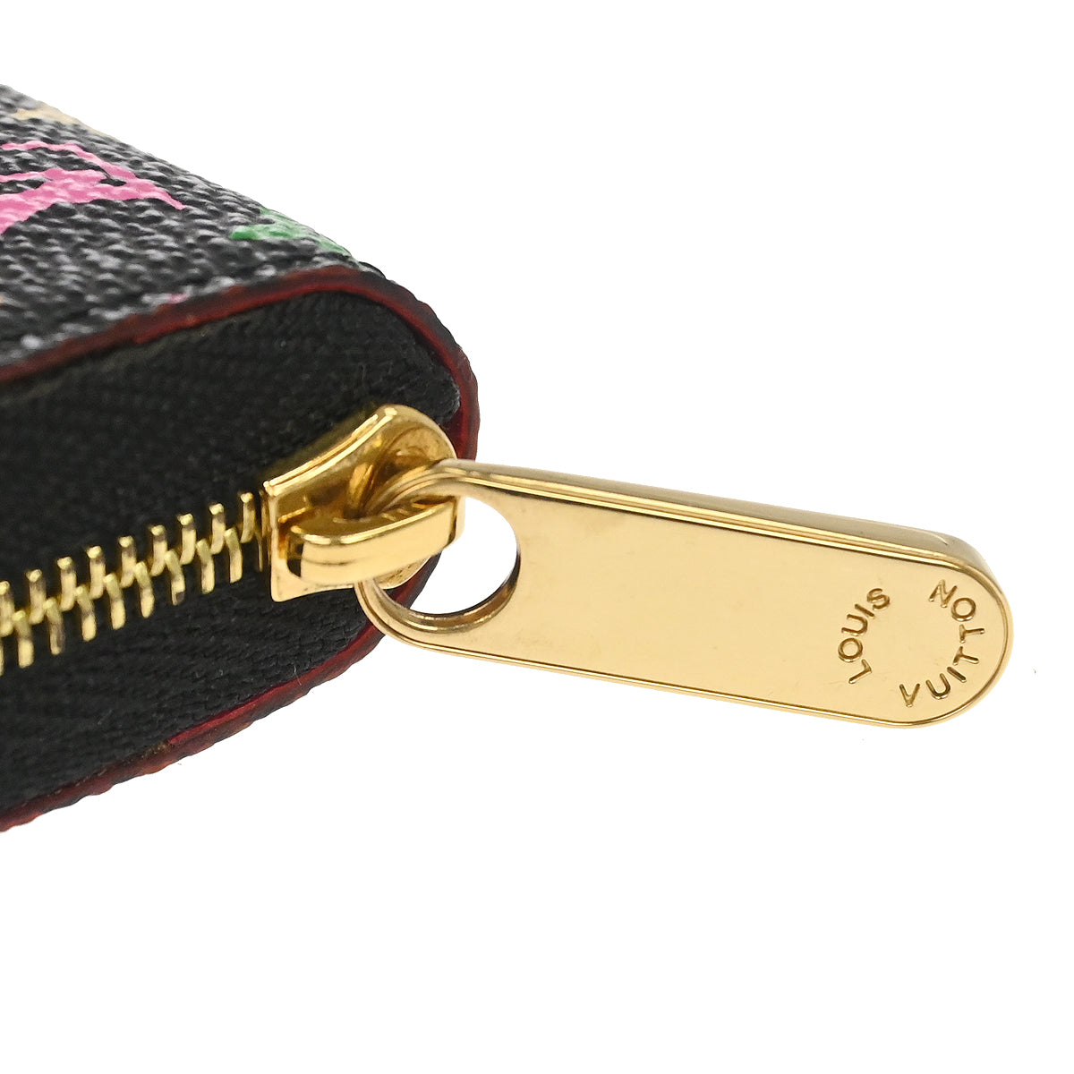 Louis Vuitton 2012 Black Multicolor Zippy Coin Purse Wallet M93740