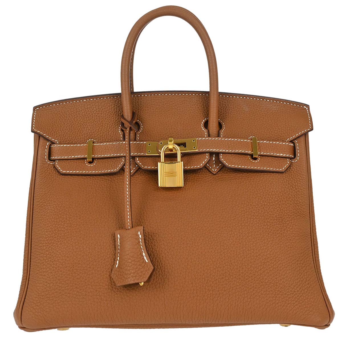 Hermes Gold Togo Birkin 25 Handbag
