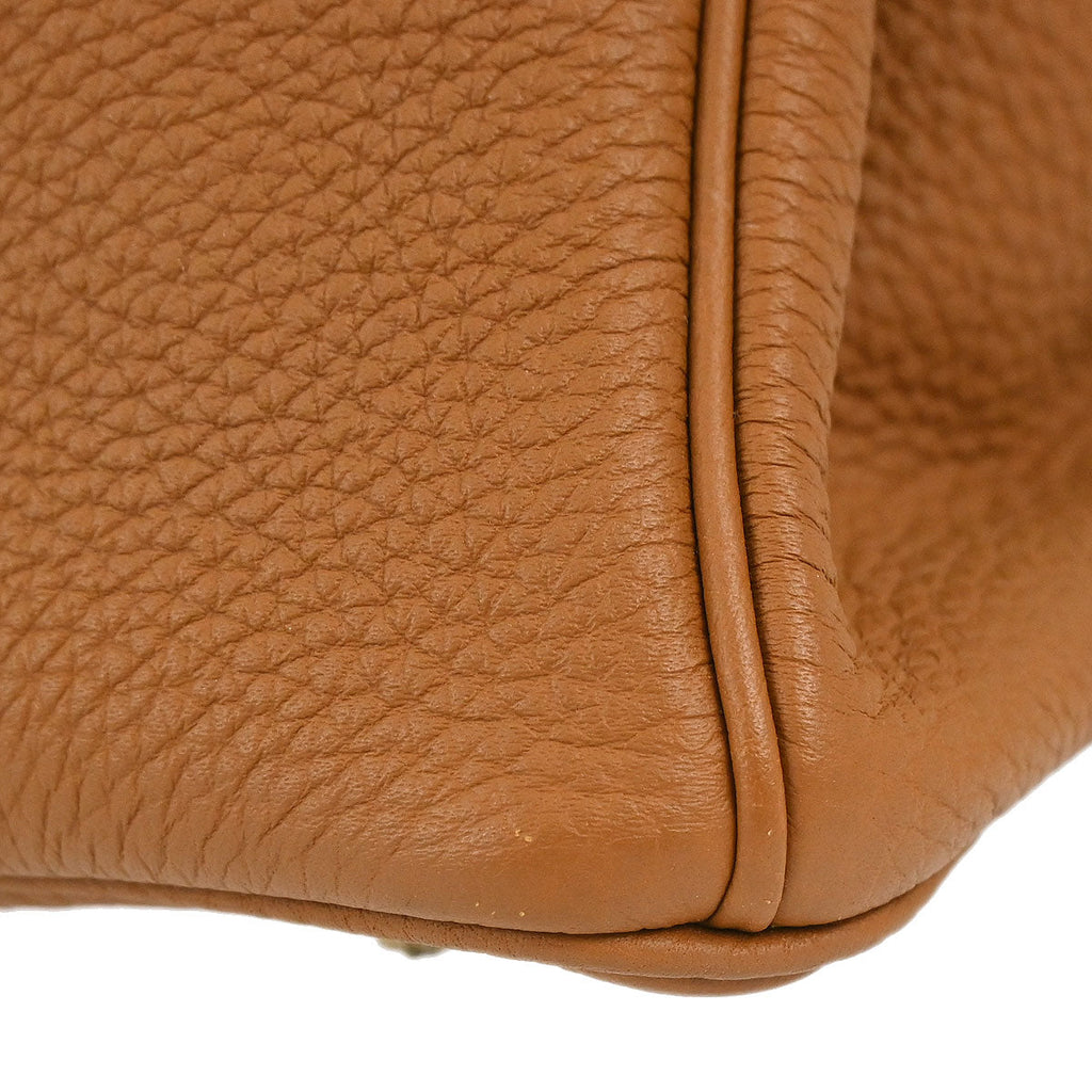 Hermes Gold Togo Birkin 25 Handbag