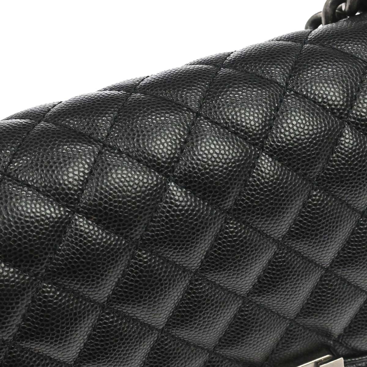 Boy Chanel Black Caviar Skin Small Chain Shoulder Bag