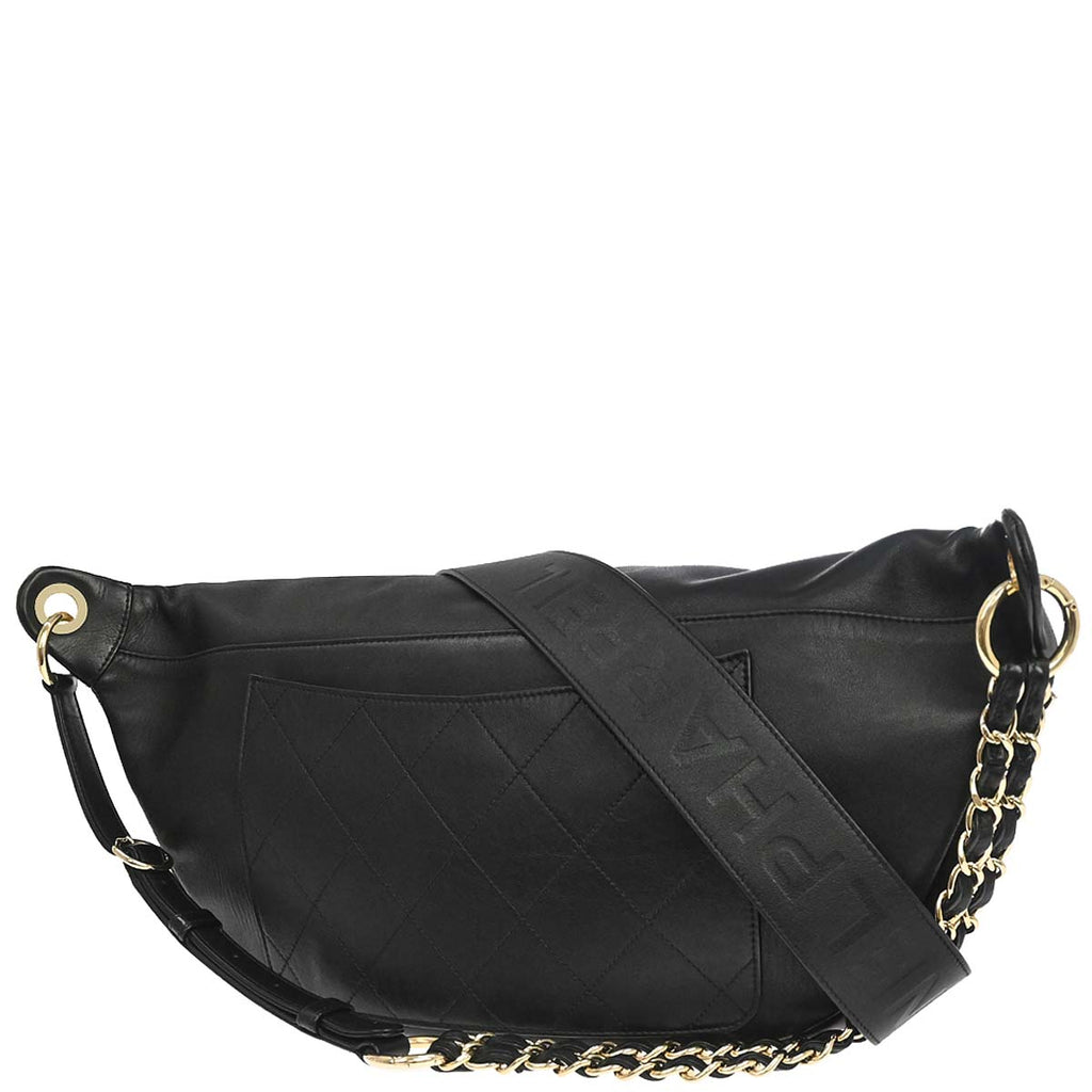 Chanel x Pharrell Williams 2019 Black Calfskin 2way Waist Bag