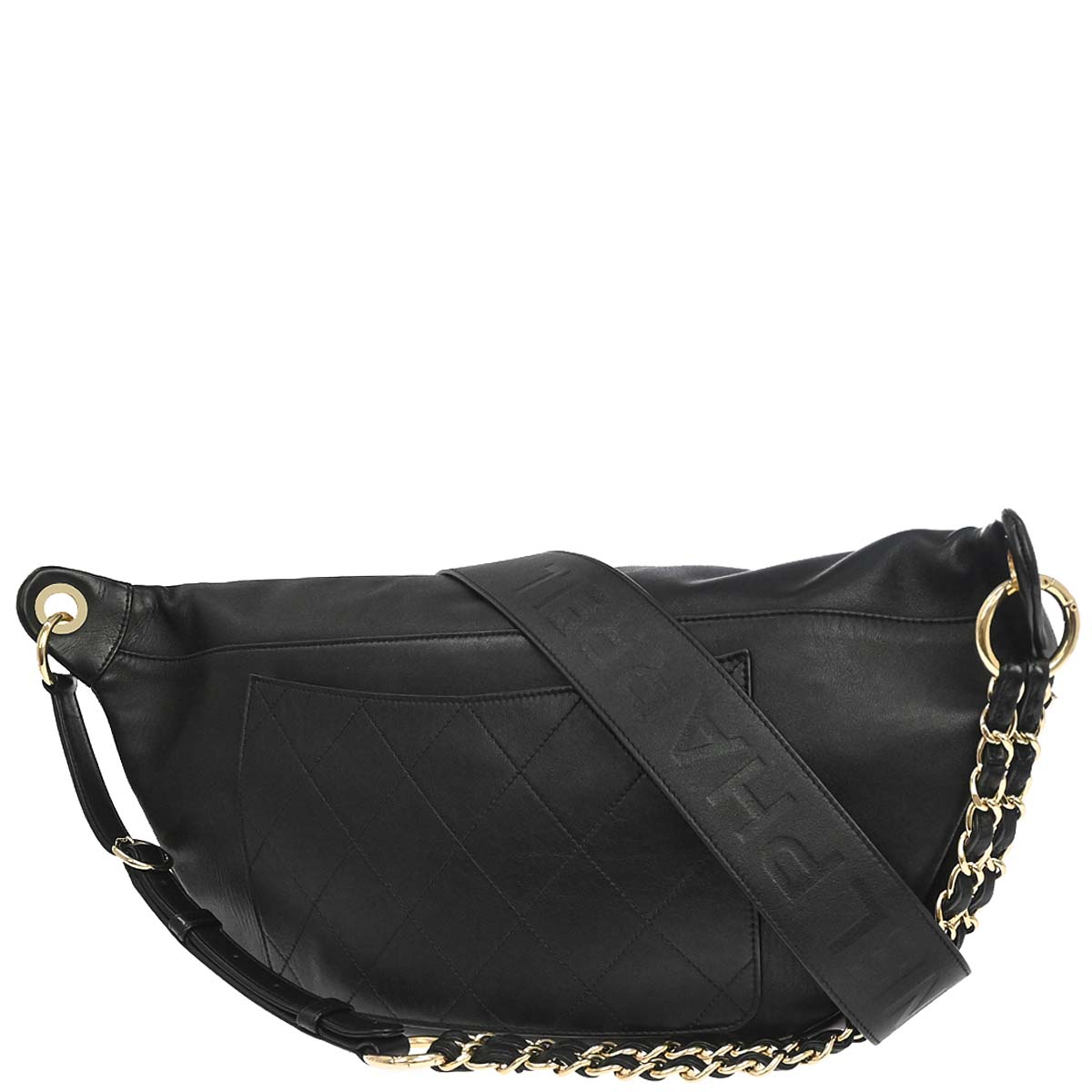 Chanel x Pharrell Williams 2019 Black Calfskin 2way Waist Bag