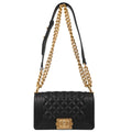 Boy Chanel 2019 Black Caviar Skin Small Chain Shoulder Bag
