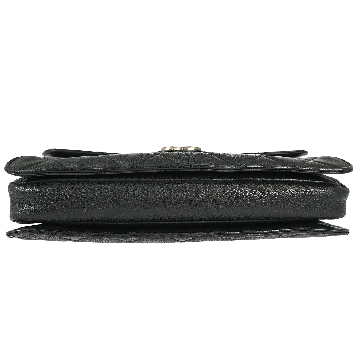 Chanel 2015-2016 Black Calfskin Perfect Edge Flap Bag 2way Shoulder Handbag