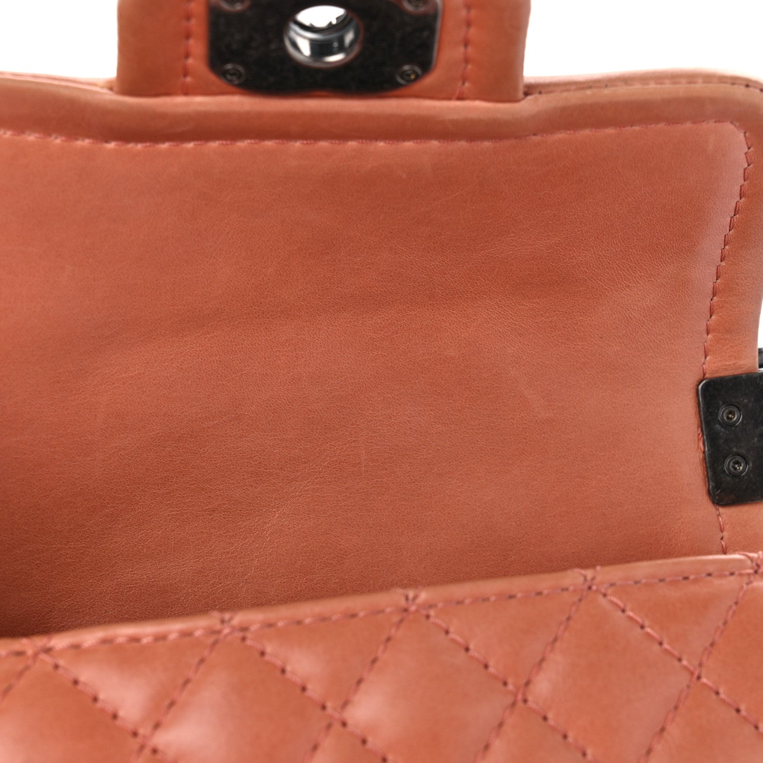 Chanel Calfskin Quilted Small Prestige Top Handle Flap Pink