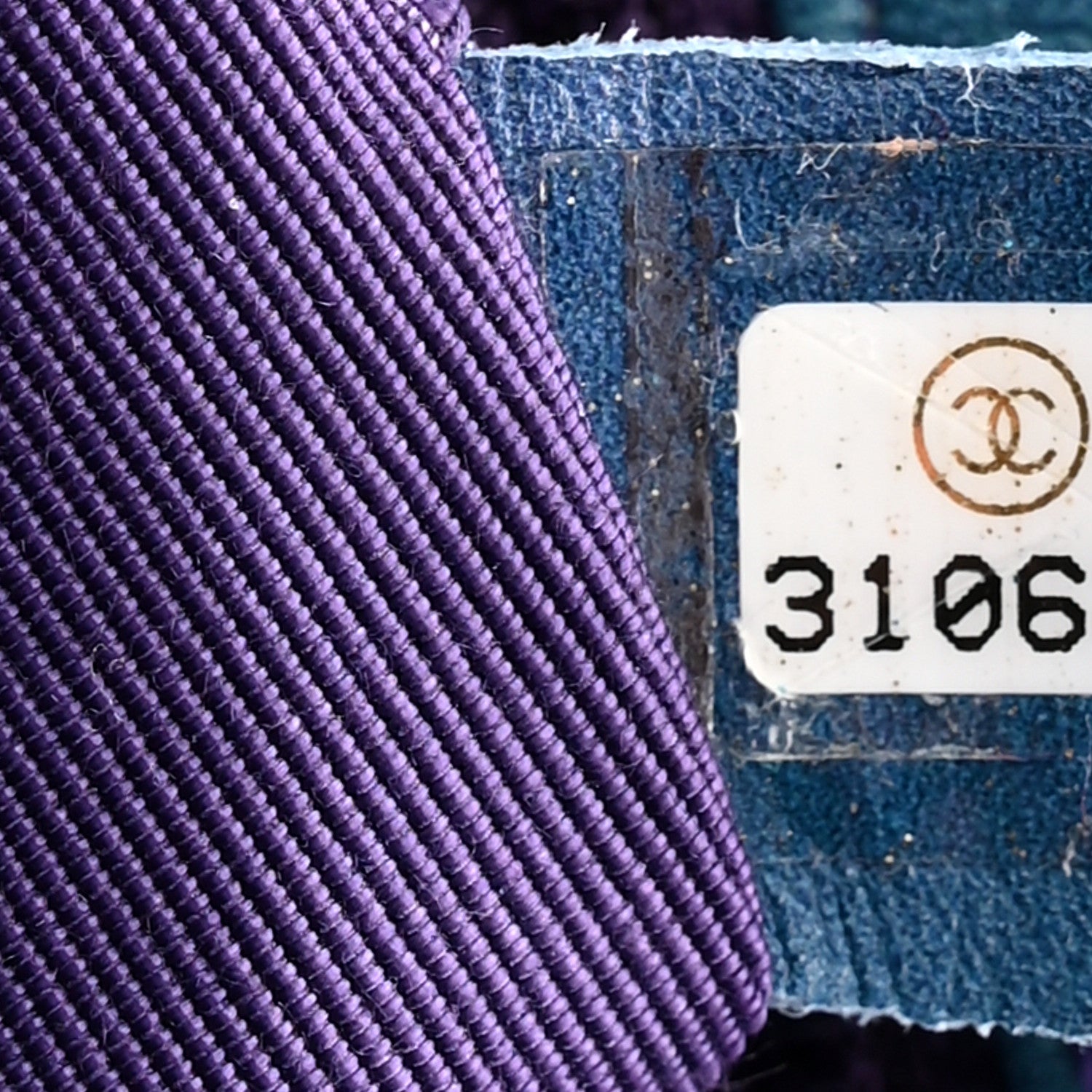 Chanel Tie Dye Calfskin Quilted Medium Chanel 19 Flap Blue Purple