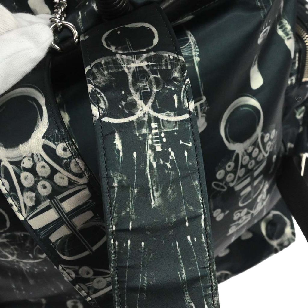 Chanel Navy Nylon Sequins Astronaut Essentials Backpack