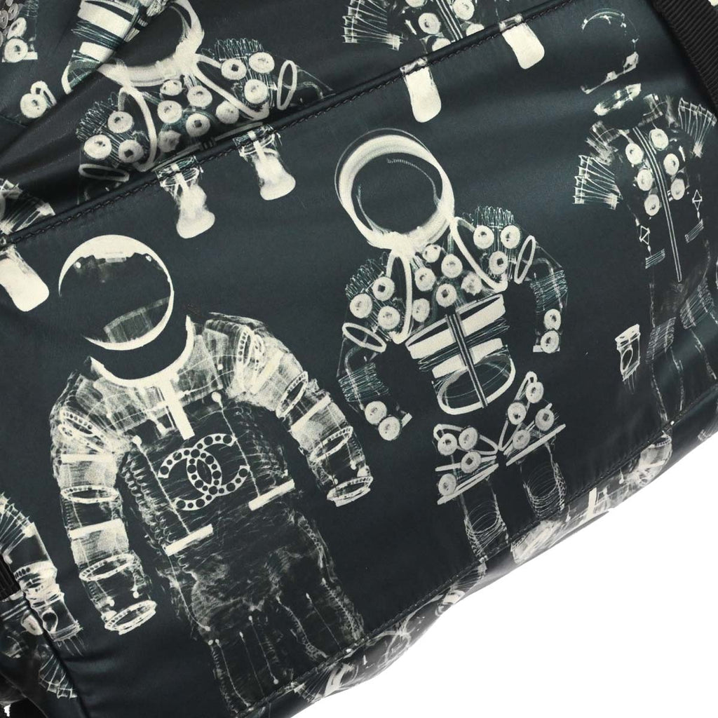 Chanel Navy Nylon Sequins Astronaut Essentials Backpack