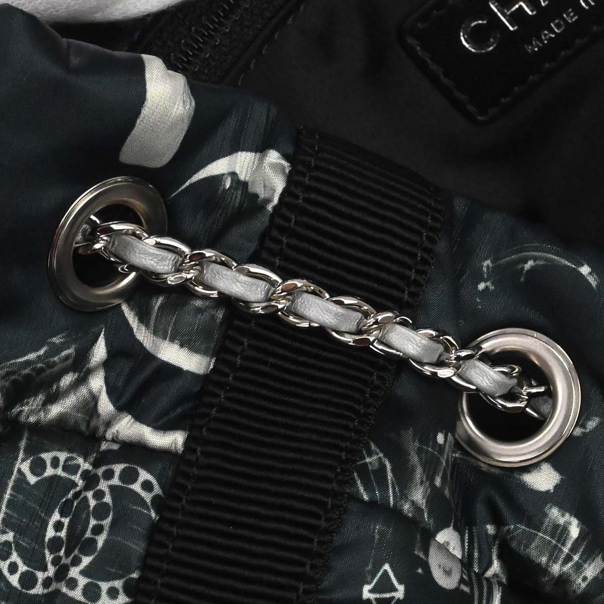 Chanel Navy Nylon Sequins Astronaut Essentials Backpack